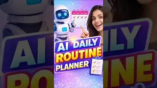 📅 AI Daily Routine Planner 😎✨ | Organize Your Life Fast! #shorts  #dailyroutine #timemanagement