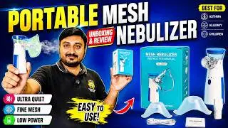 Mesh Nebulizer How to Use | Unboxing & Review in Hindi | Portable Nebulizer for Kids & Adults