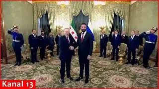 Путин впервые после восстания против Асада принимает в Москве временного президента Сирии