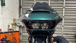 HARLEY RIDERS NEED MORE LIGHT HOGWORKZ HEADLIGHT HAS A ((LIFETIME WARRANTY))!!!