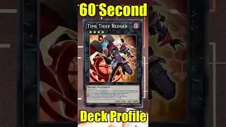 60 Second Time Thief Deck Profile! #shorts #yugioh