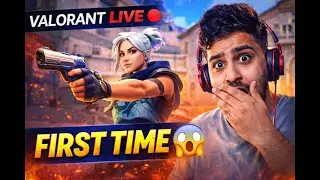 VALORANT LIVE 🔴 Playing For The First Time | Noob to Pro Journey 😅🔥