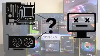 Lian Li vertical GPU PCIe 3 mount w/ 3060 Ti & B550 motherboard BLACK SCREEN issue - PC Build