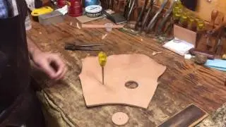 How to Cut Big Circles in Leather