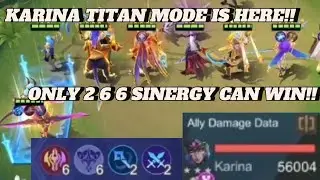 EASY WAY COMBO TO WIN!!! KARINA 3 STARS TITAN MODE IS HERE!! 1 GOLD HERO 56K DAMAGE!!