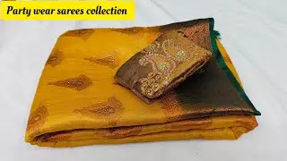 💥Multiple available (02.10.2024) Party wear sarees collection #4sTextiles | Deepavali sarees 2024