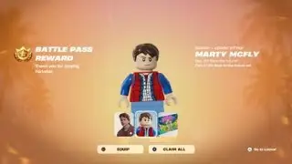 Fortnite LEGO&reg; Outfit:  MARTY MCFLY     ( Back to the Future set )