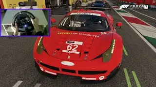 Ferrari #62 Risi Competizione 458 Italia GTLM - Forza 7 (Logitech G920) Mugello Race Gameplay