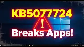 How to fix Windows 10 update killing all apps after KB5073724