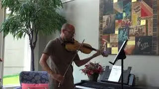 Rob Foster playing Somewhere over the rainbow on violin