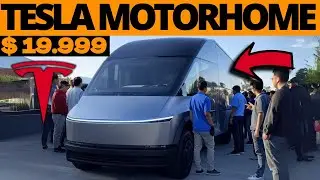 NEW TESLA MOTORHOMES! Tesla SHOCKS the world with its AUTONOMOUS ELECTRIC RV