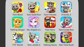 Talking Tom Blast Park - Full Gameplay / Walkthrough (iOS) Episodes 1-3