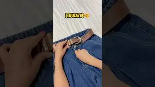 Conoc&iacute;as esta forma de poner la correa en tus pantalones  #tipshogar #lifehacks #ideas #losabias