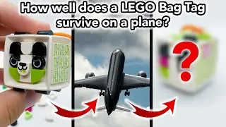 LEGO Bag Tag Durability Test - Can it Survive Checked Luggage?
