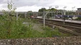 VIEW OF CREWE STATION FROM BRIDGE AT PLATFORM12