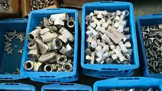 Hydraulic DIN2353 Metric Adapters Branch Run Tee