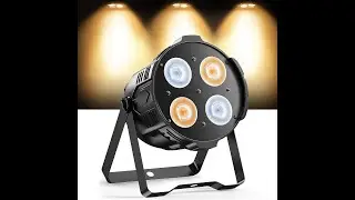 Stage Lights, 200W COB Stage Spotlights,Warm & Cold White Par Lights,Professional DJ Par Lights