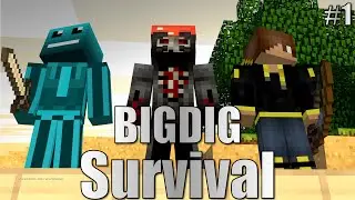 BIGDIG Survival [PVP] | Part #1 | w/ Max & Jesse