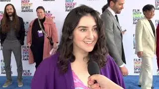 #SpiritAwards Blue Carpet - EMERGENCY Screenwriter K.D. D&aacute;vila