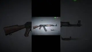 Ak 47 Sound(weapon field strip 3d game)#ak47shorts #shootinggames