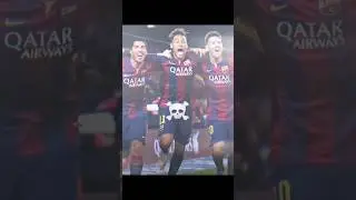 SCARY TRIO CELEBRATION (🇺🇾🇧🇷 🇦🇷)☠️🔥🐐 #football #msn #barcelona #celebration #edit #shorts