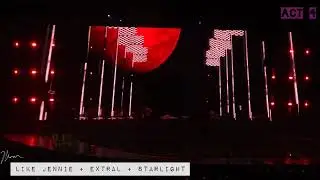 [FANCAM] BlackPink Jennie ~ Like Jennie + ExtraL + Starlight | Deadline World Tour in Singapore D1