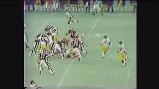 Rocky Bleier gets smoked!  1976
