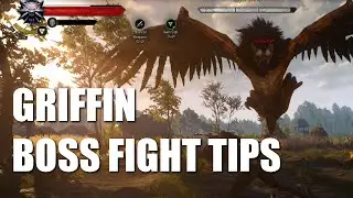 How To Fight The Griffin - The Beast of White Orchard - The Witcher 3 Wild Hunt PC Gameplay - Boss