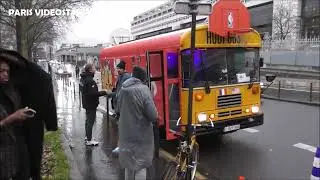 George Eddy plays basketball with the Hoop Bus @ Paris 25 january 2025 during the NBA Games