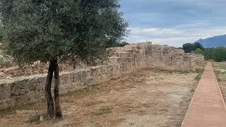 Hexamilion Wall, ruins of the Byzantine defense against the Peloponnese
