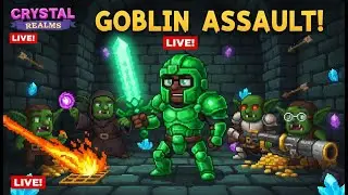🎧 [LIVE] Chill Dungeon Run | No Facecam, Just Music & Vibes | Crystal Realms 💀