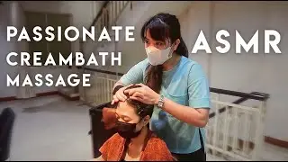 ASMR Relaxing Passionate Creambath Massage