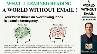 A World Without Email Book summary explained | Cal Nedwport | Productivity | Focus |