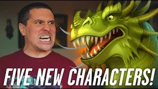 Voice actor improvises five new characters from one illustration