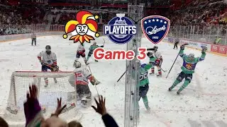 Jokerit - Hermes Game 3 Mestis Playoffs @ Nordis Helsinki Finland. [4K] Eteläpääty