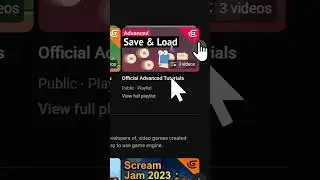 Game Engine Tip - Engine Video Tutorials - #gamedev #gdevelop #nocode #tutorial