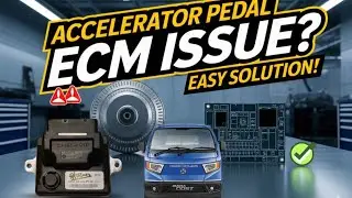 Ashok Leyland Dost Accelerator Pedal ECM Issue? Check Easy Solution