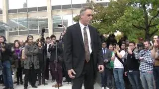 Первая акция протеста Джордана Питерсона в Университете Торонто.