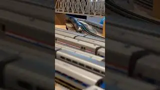 EPIC Amtrak N scale layout! #train #amtrak #railfans