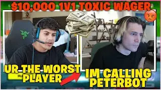 STABLE RONALDO & XQCow GET INTO THE MOST TOXIC $10,000 1v1 WAGER! (Fortnite Moments)