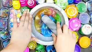 DIY Glitter Slime Adding Colorful Beads for Extra Fun