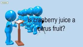Is Cranberry Juice A Citrus Fruit?