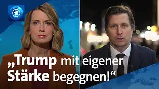 Davos: Europäer:innen ringen mit US-Präsident | tagesthemen-Interview