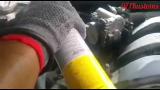 Clean your Engine with  Amsoil Power foam @ 971Kustoms