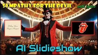 Sympathy for the Devil by the Rolling Stones with lyrics and an AI Slideshow.