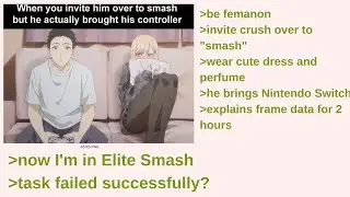 Femanon Tries To Get Laid, Gets Elite Smash Instead  ─ 4Chan Greentext Stories