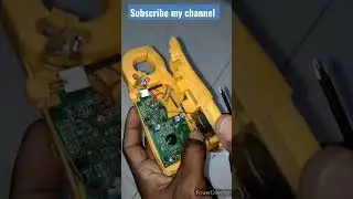 What inside the Digital Clamp meter#electric #electronic #electricfitting #electrician #fitting