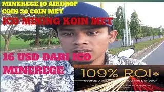 AIRDROP MINEREDGE MINING 20 MET - PRE SEL ICO 0.8 $