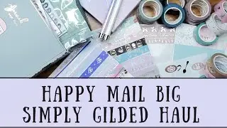 Simply Gilded Haul | 30 Washi Swatches, Stickers, Prior Sub Box and More