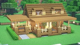 Как построить дом для начинающих в Minecraft # 2 - Minecraft House